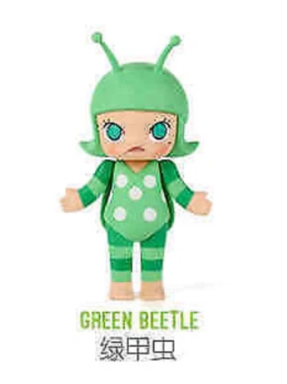 POP MART x Kennyswork Molly Bugs Series Confirmed [ Green Beetle ] Figure NEW